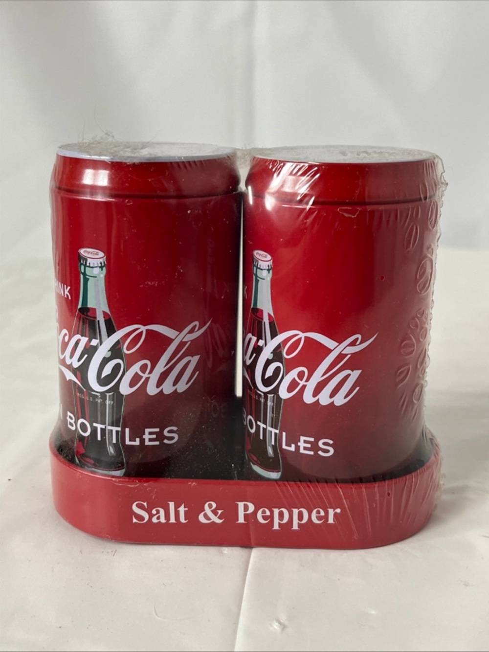 Coca-Cola Red Retro Bottle Salt & Pepper Set